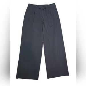 White House Black Market The Wide Leg Black Pants High Rise Size 12